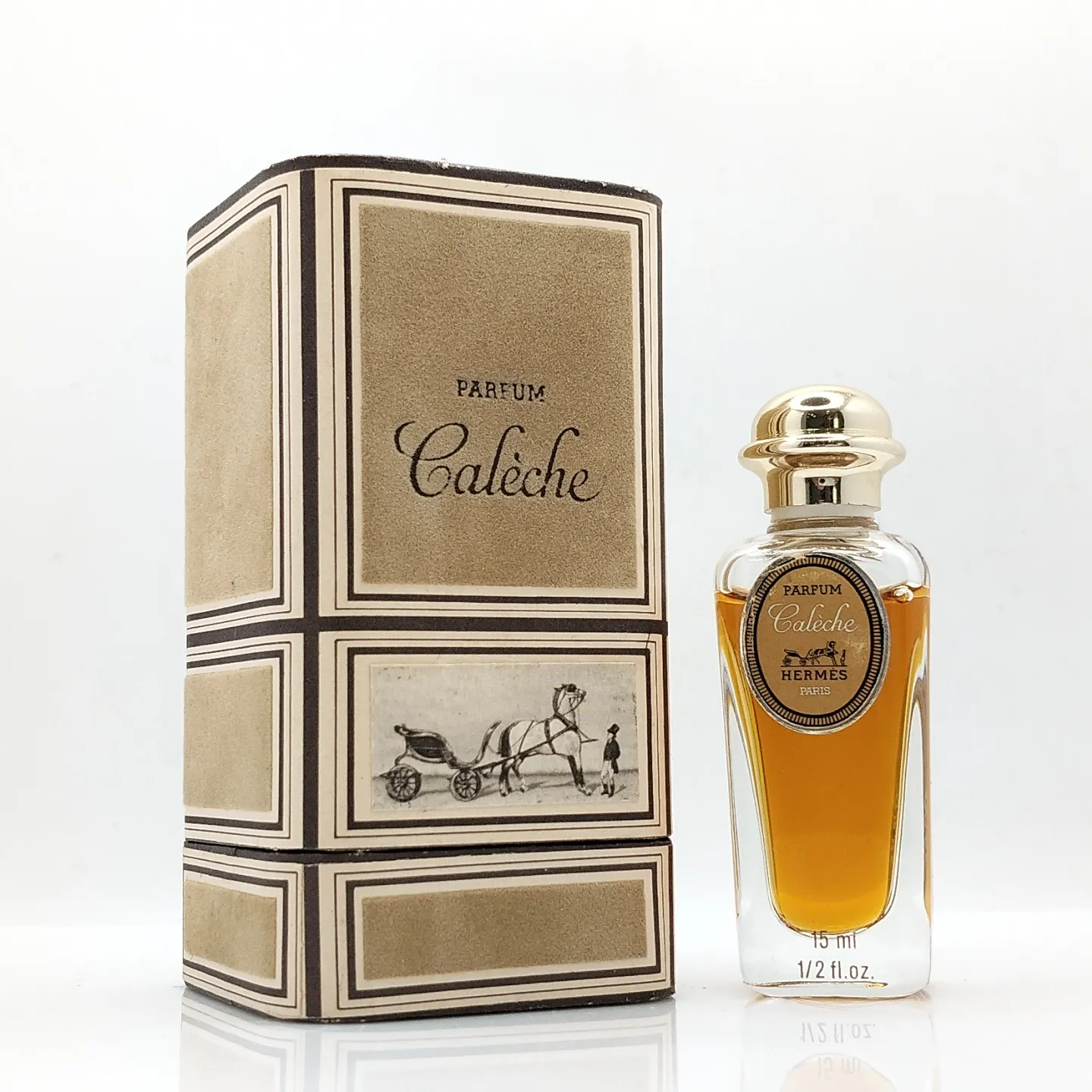 Hermes  Caleche  Parfum  Духи  Сплеш  15 мл  Франция  1980-е  Винтаж