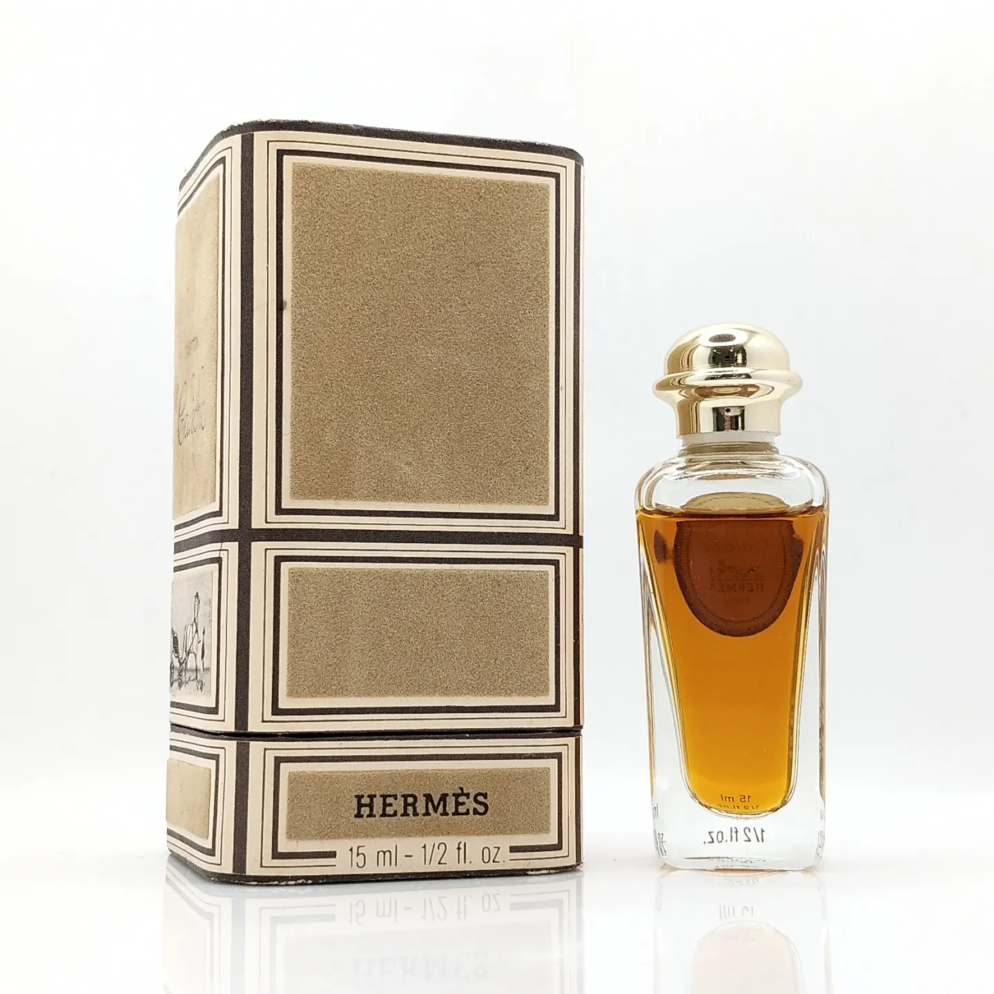 Hermes  Caleche  Parfum  Духи  Сплеш  15 мл  Франция  1980-е  Винтаж фото 2