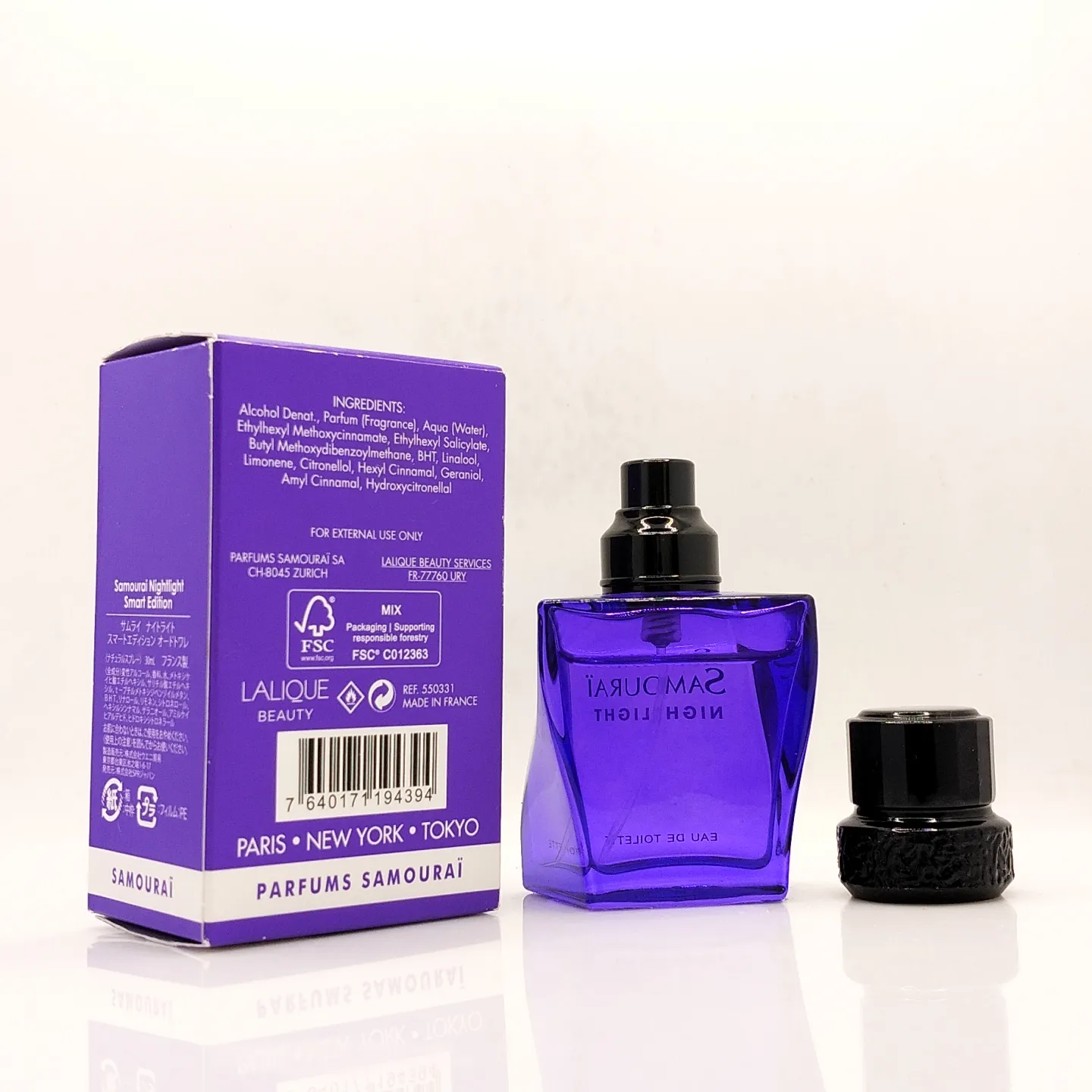 Samourai  Nightlight  EDT  Туалетная вода  Спрей  30 мл  Франция  2010-е фото 5