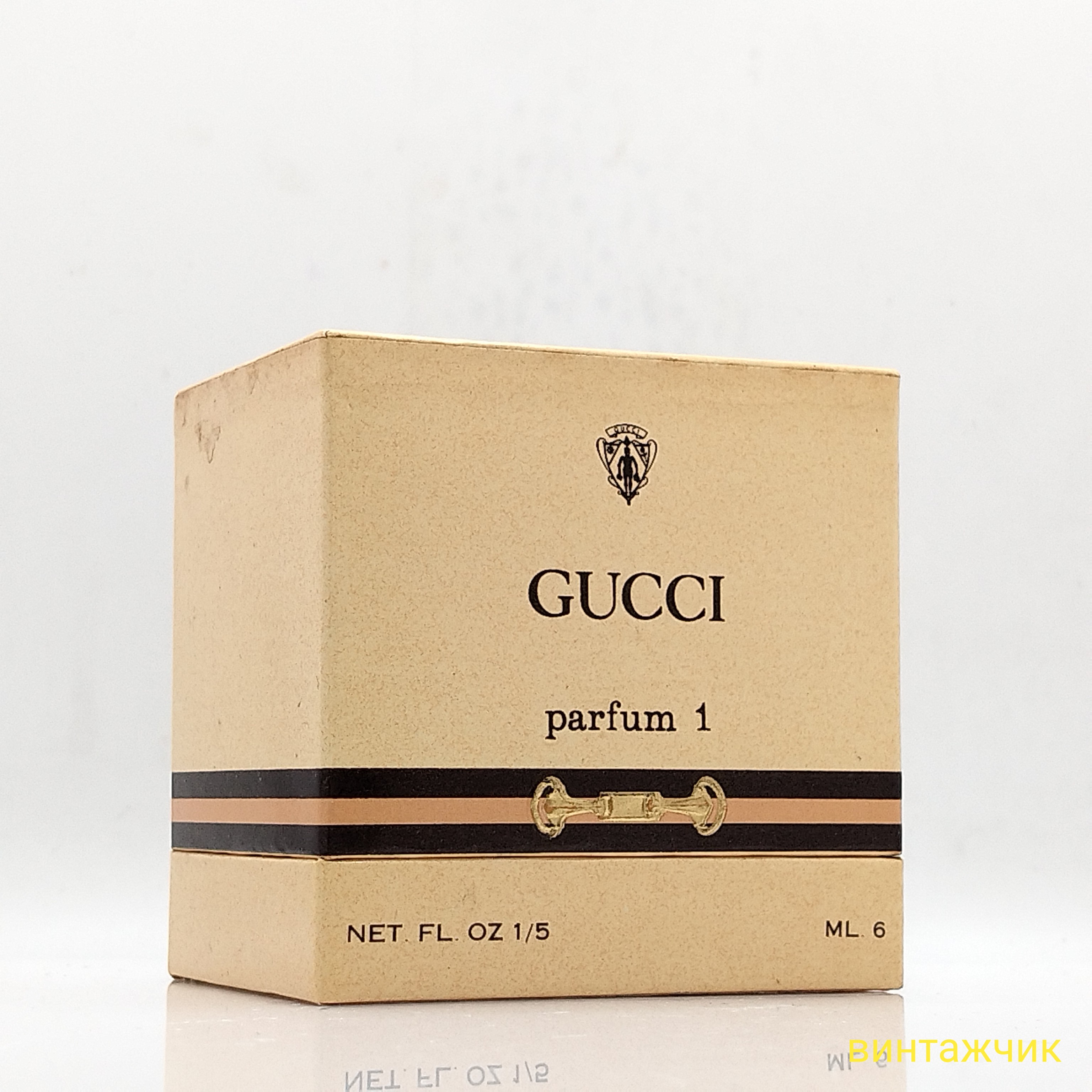 Parfum 1  Gucci  Parfum  Духи  Сплеш  6 мл  Франция  1980-е  Винтаж фото 6