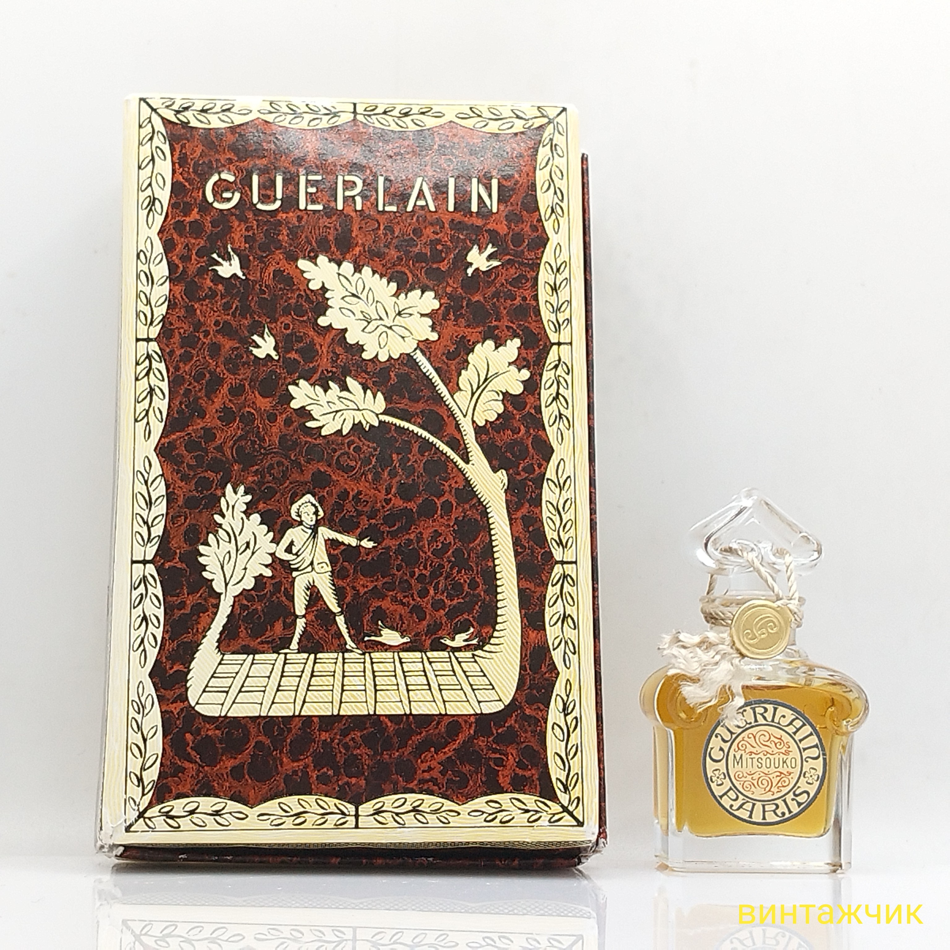 Mitsouko  Guerlain  Parfum  Духи  Сплеш 7,5 мл  Франция  1980-е  Винтаж