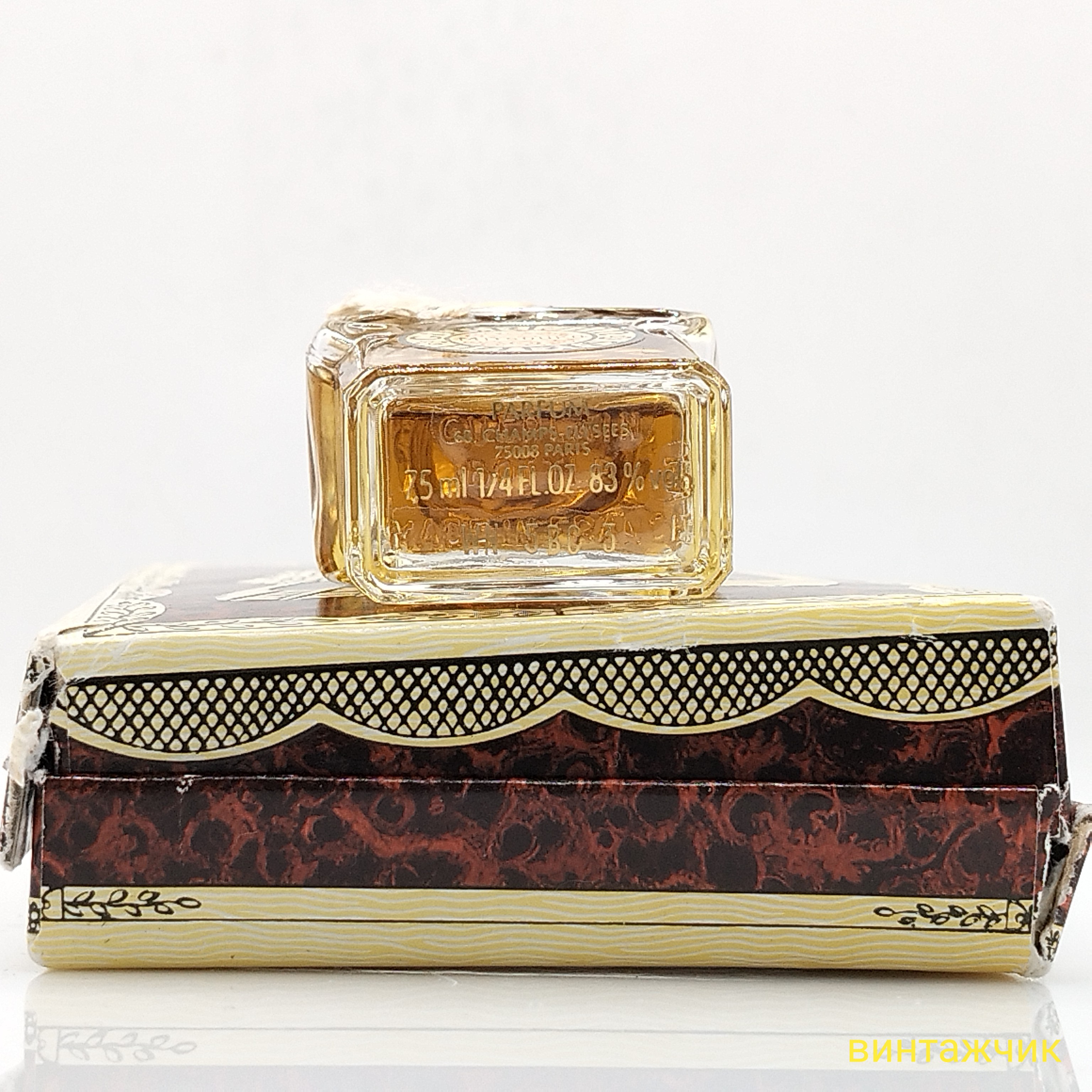 Mitsouko  Guerlain  Parfum  Духи  Сплеш 7,5 мл  Франция  1980-е  Винтаж фото 4