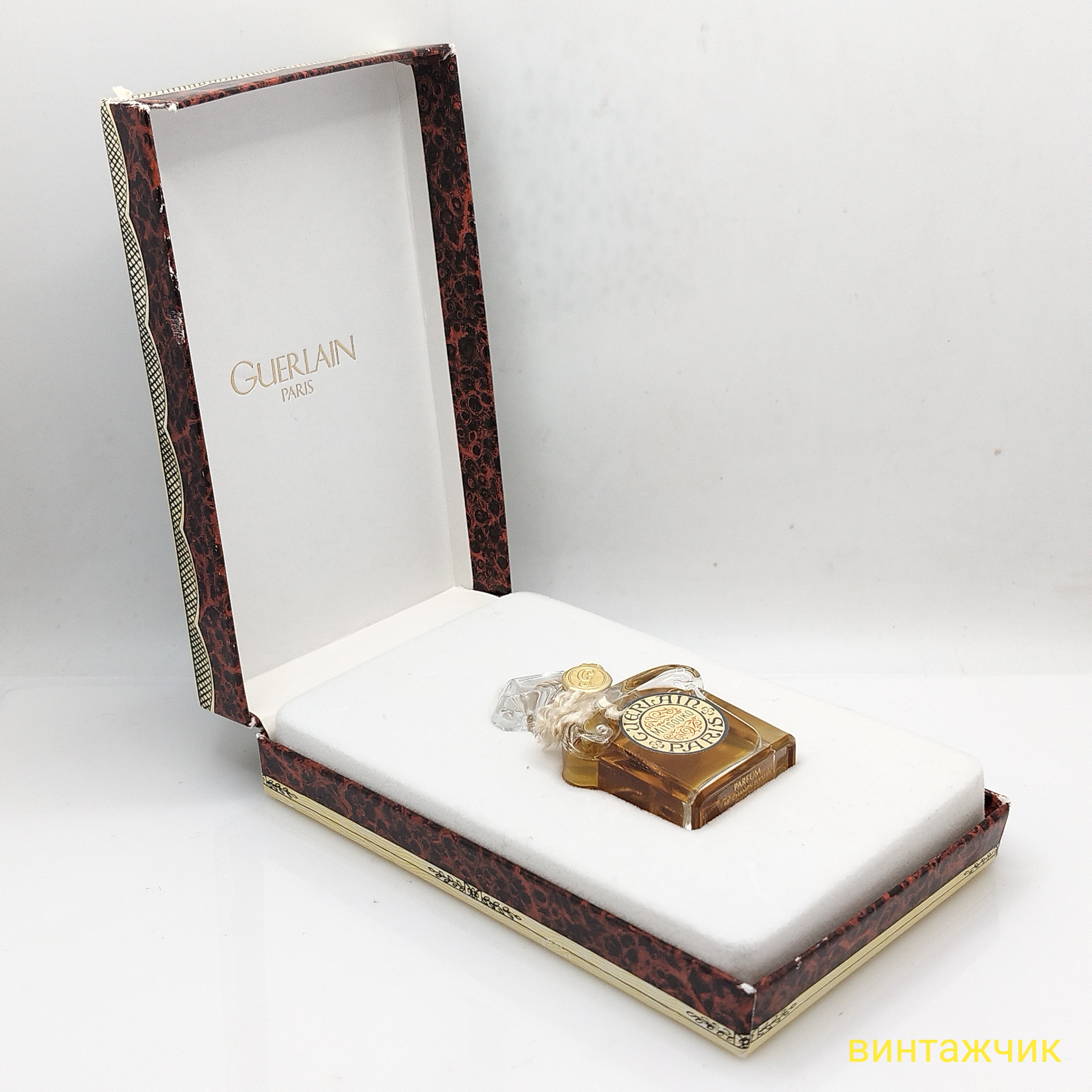 Mitsouko  Guerlain  Parfum  Духи  Сплеш 7,5 мл  Франция  1980-е  Винтаж фото 5