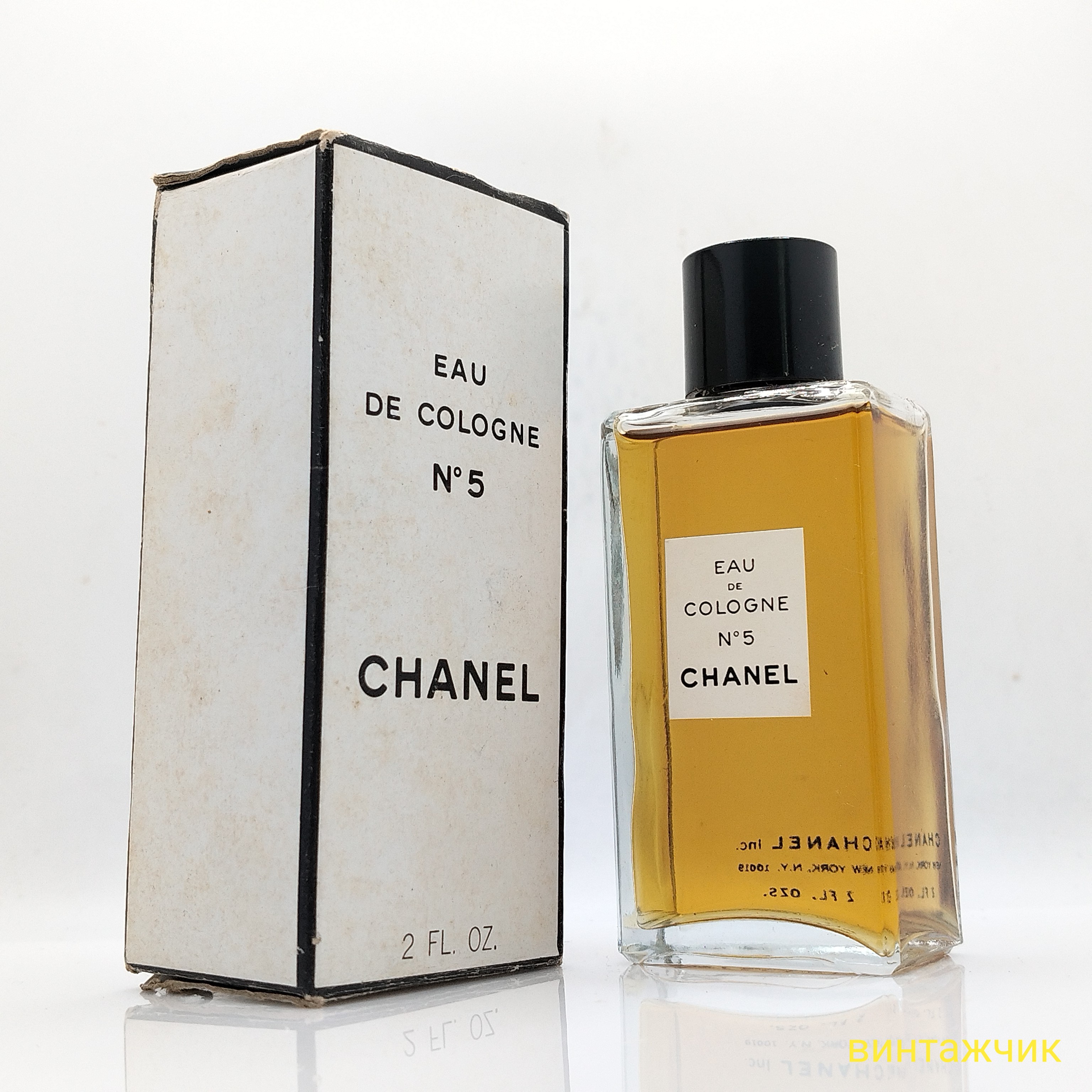Chanel 5  Chanel  EDC  Одеколон  Сплеш  60 мл  США  1990-е  Винтаж