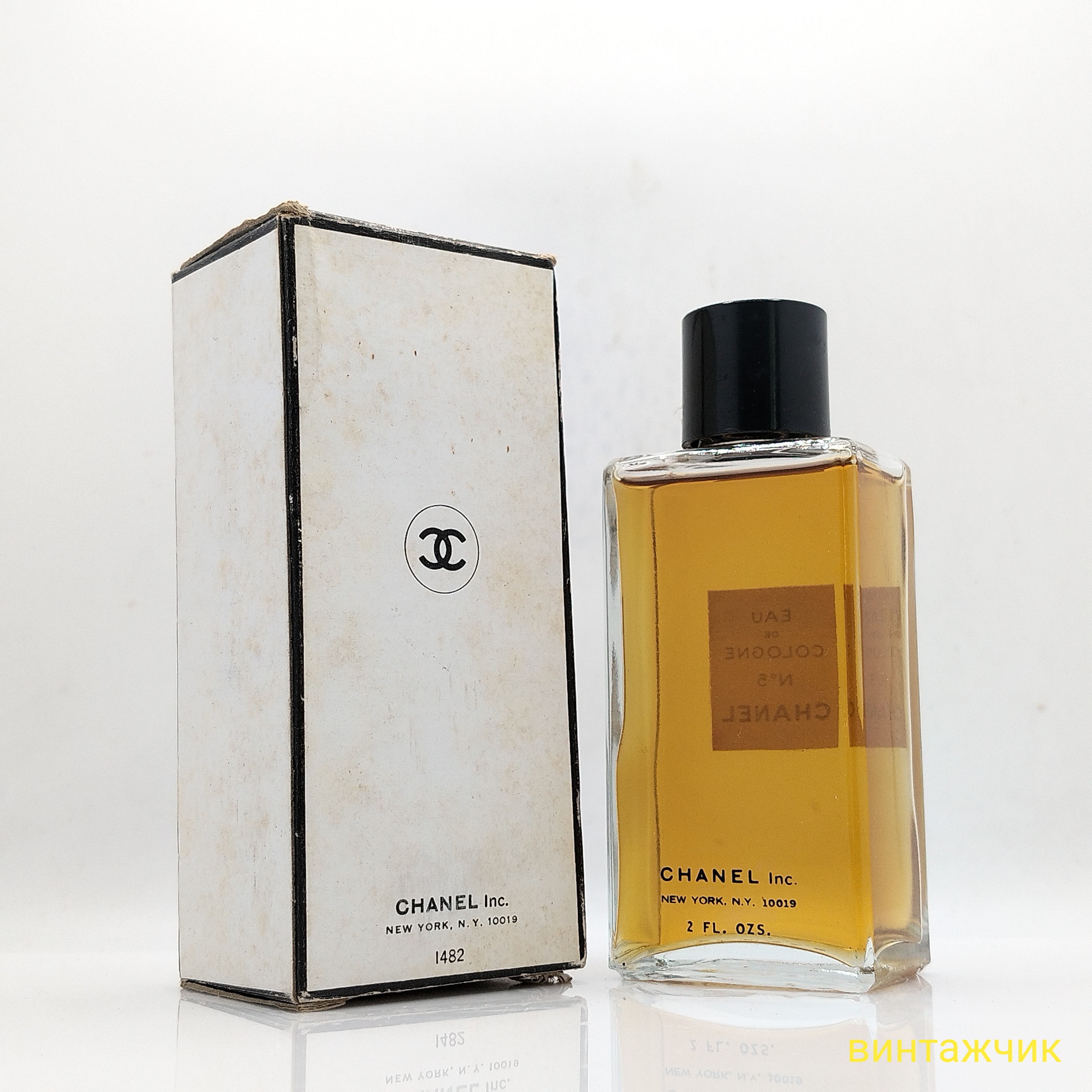 Chanel 5  Chanel  EDC  Одеколон  Сплеш  60 мл  США  1990-е  Винтаж фото 2