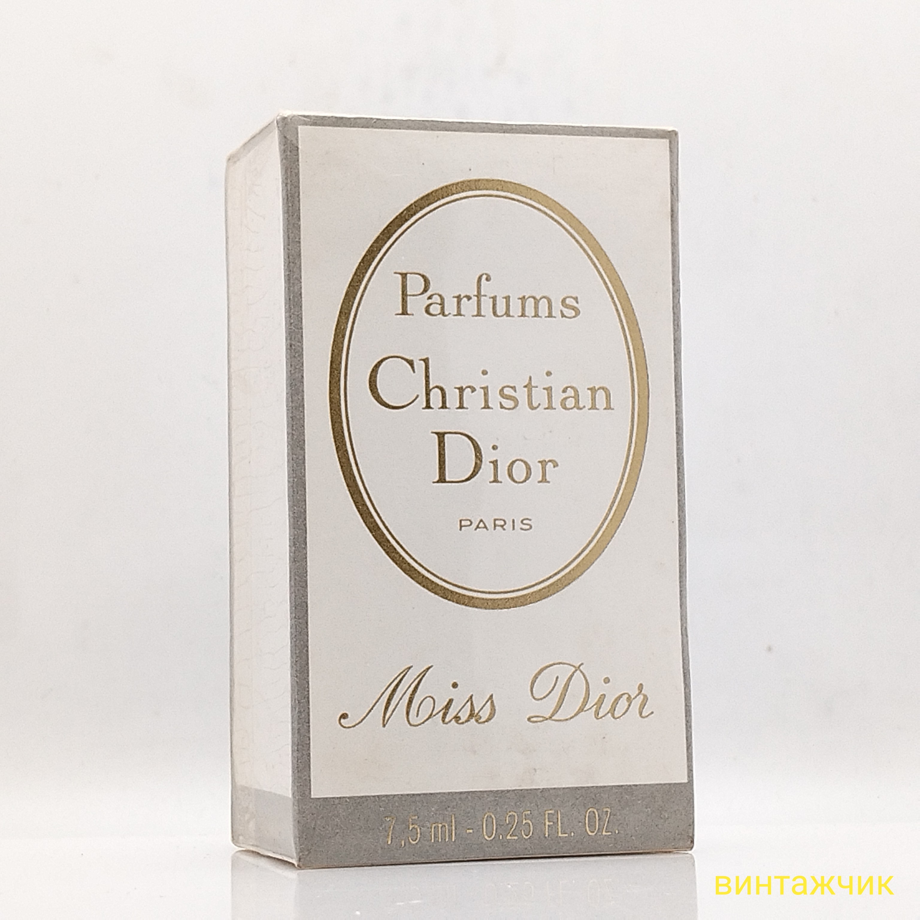 Miss Dior  Christian Dior  Parfum  Духи  7,5 мл  Франция  1980-е  Винтаж  СЛЮДА
