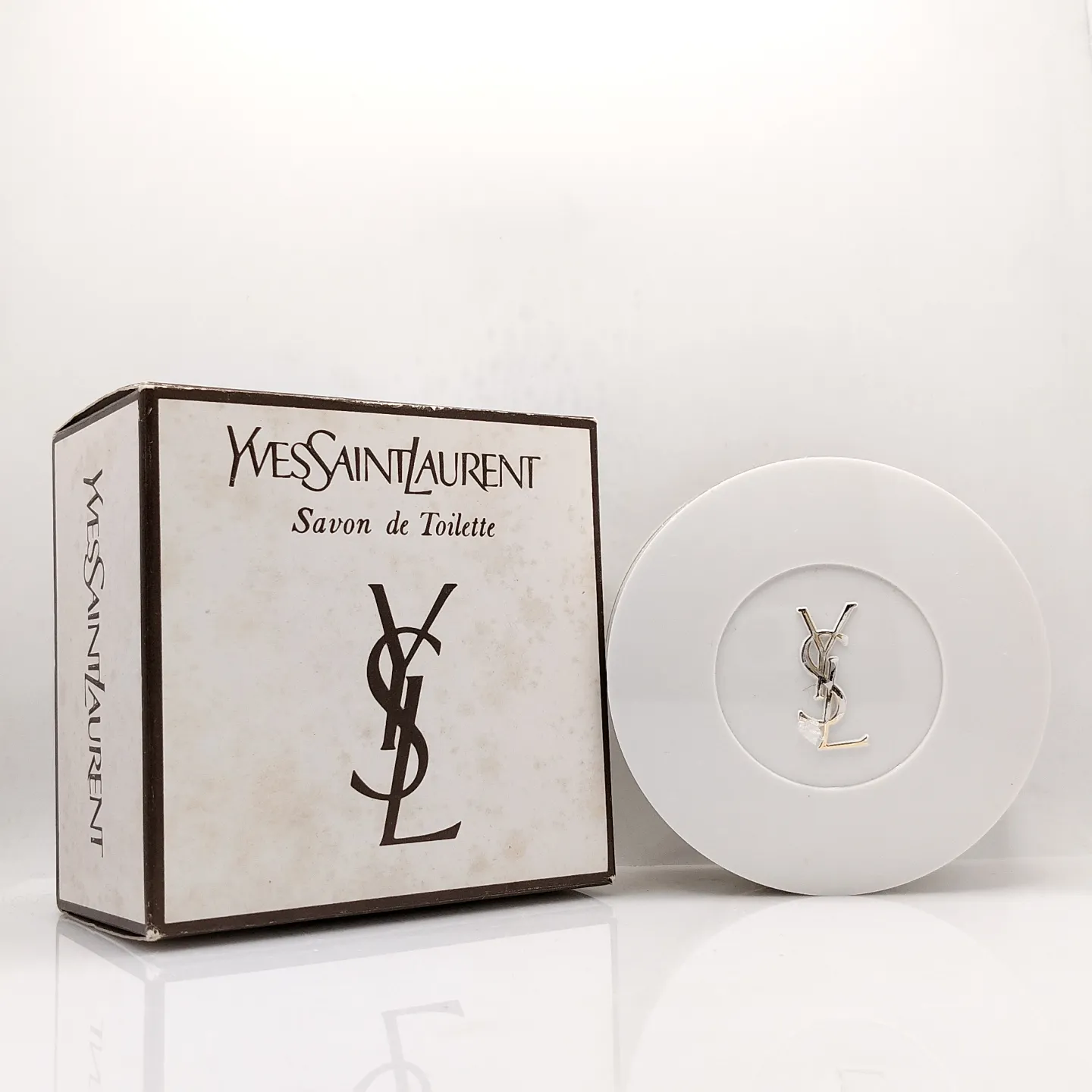Y  Yves Saint Laurent  Savon  Мыло  105 гр  Франция  1990-е  Винтаж  СЛЮДА фото 4