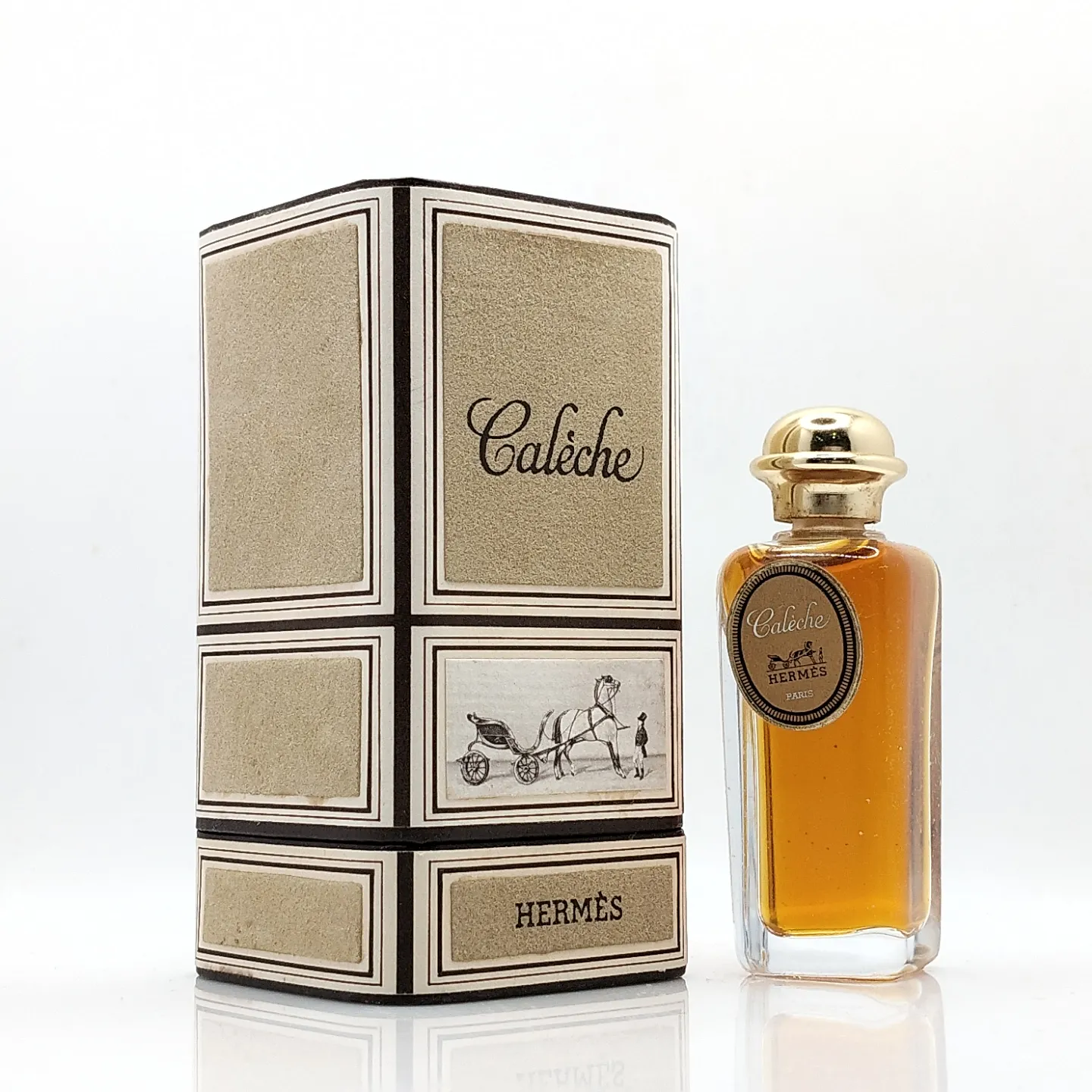 Hermes  Caleche  Parfum  Духи  Сплеш  15 мл  Франция  1980-е  Винтаж